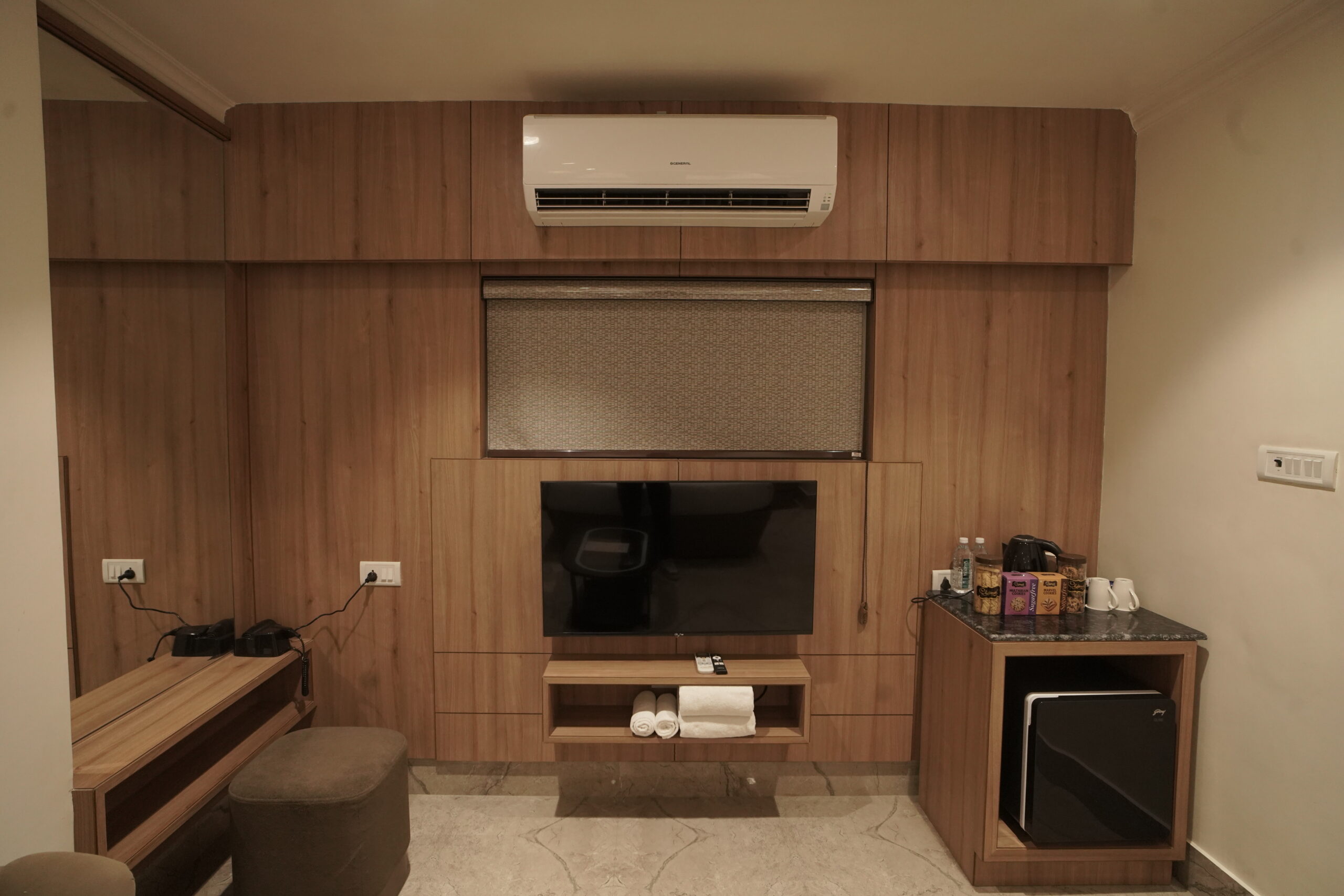 Front View to TV